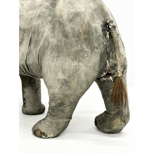 11 - A rare Late 19th Century Roullet & Decamps automaton elephant. 1880’s. With winder. 51x33cm.