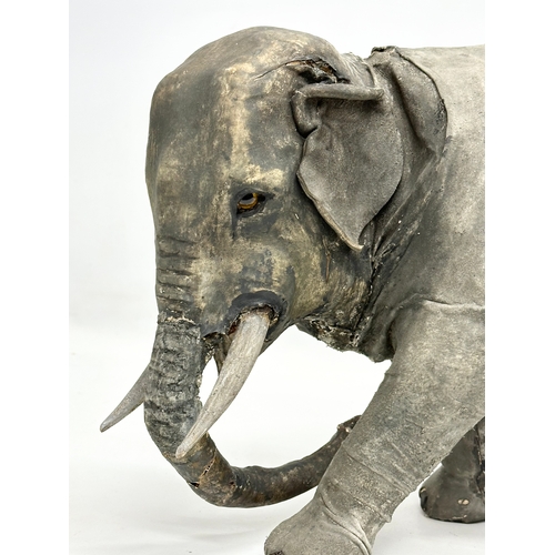 11 - A rare Late 19th Century Roullet & Decamps automaton elephant. 1880’s. With winder. 51x33cm.