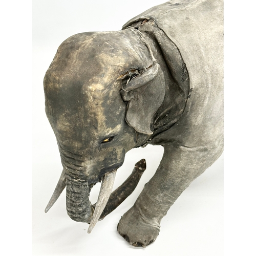 11 - A rare Late 19th Century Roullet & Decamps automaton elephant. 1880’s. With winder. 51x33cm.