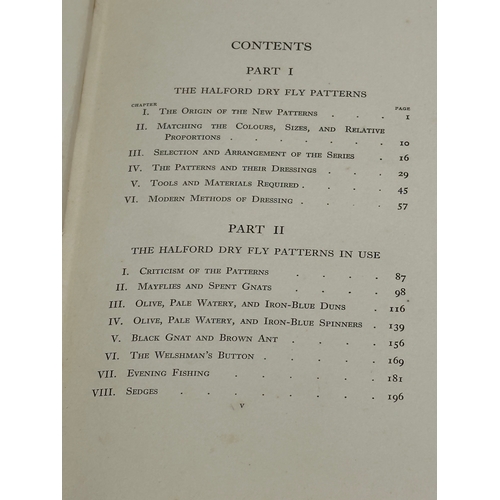 337 - Frederic M. Halford. Modern Development of the Dry Fly. 2nd Edition, 1923.