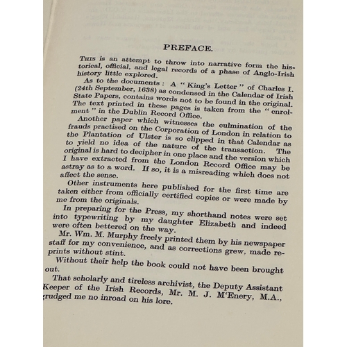 338 - Stolen Waters by T.M Healy M.P. 1913. Presentation copy from the author, 1929.