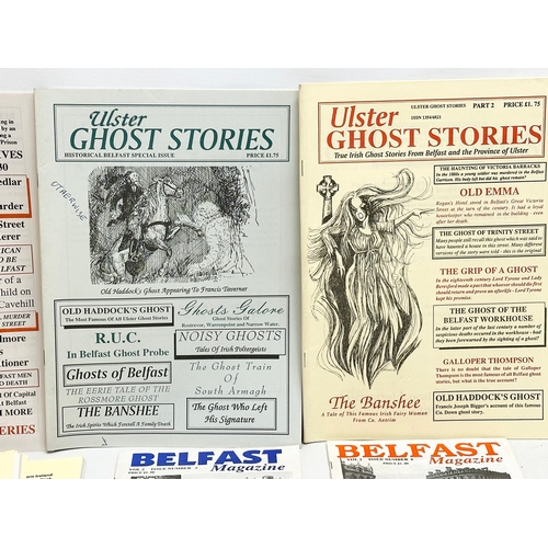 344 - A collection of Belfast and Ulster magazines. Ulster Ghost Stories x2, Belfast Executions, Belfast M... 