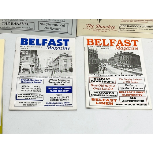 344 - A collection of Belfast and Ulster magazines. Ulster Ghost Stories x2, Belfast Executions, Belfast M... 