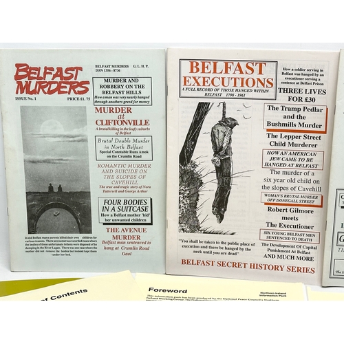 344 - A collection of Belfast and Ulster magazines. Ulster Ghost Stories x2, Belfast Executions, Belfast M... 