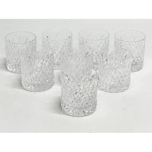 567 - A set of 8 Tyrone Crystal ‘Cappagh’ whiskey glasses. 7x7.5cm