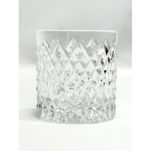 567 - A set of 8 Tyrone Crystal ‘Cappagh’ whiskey glasses. 7x7.5cm