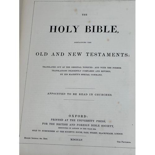 575 - A Mid 19th Century Holy Bible. 1855.