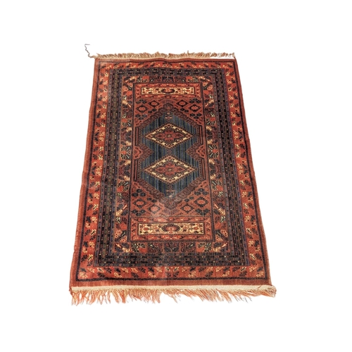 1189 - A Middle Eastern style hand knotted rug. 144x92cm