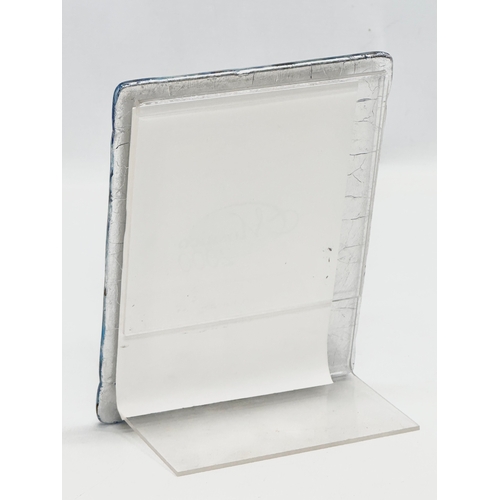 130H - A Mosaico Murano Glass Venezia photo frame. 12x16cm