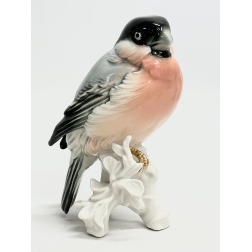 405 - A good collection of Karl Ens porcelain birds. 17cm, 14cm, 13cm, 12cm, 9cm, 7cm.