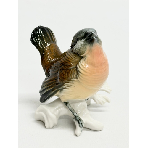 405 - A good collection of Karl Ens porcelain birds. 17cm, 14cm, 13cm, 12cm, 9cm, 7cm.