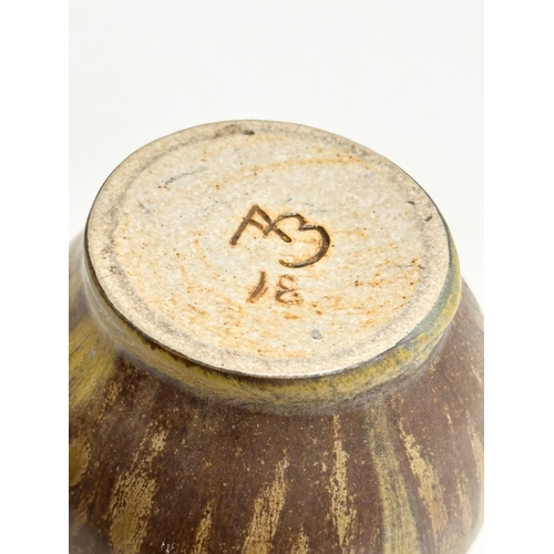 4 - Arne Bang (1901-1983) A Danish glazed stoneware vase designed by Arne Bang. 1930-1940. 15cm