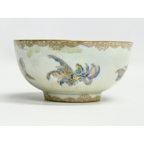 17 - Daisy Makeig Jones. An Early 20th Century ‘Fairyland’ butterfly lustre bowl designed by Daisy Makeig... 