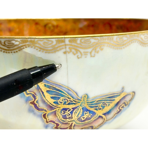 17 - Daisy Makeig Jones. An Early 20th Century ‘Fairyland’ butterfly lustre bowl designed by Daisy Makeig... 