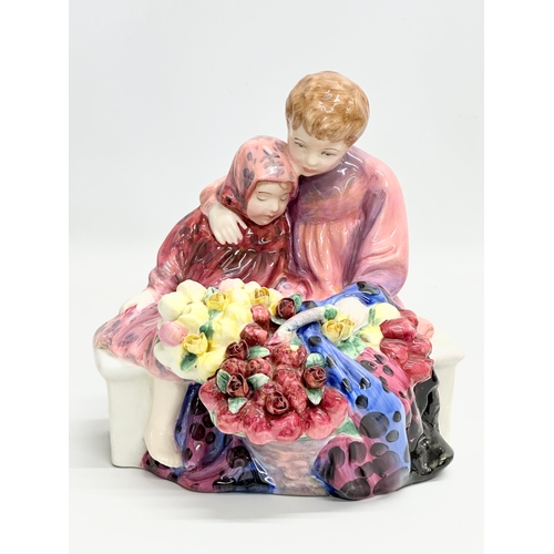 442 - A Royal Doulton ‘Flower Sellers Children’ 19x15x21cm.