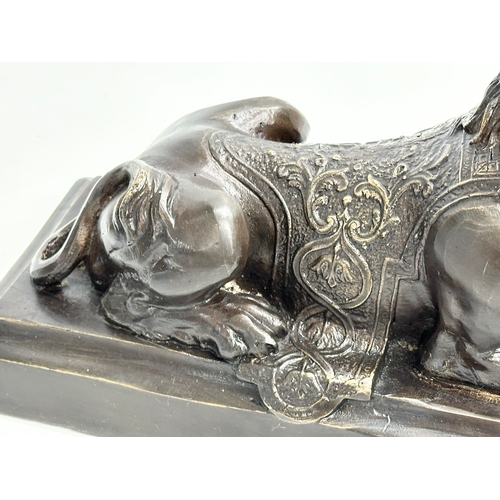 7 - A Late 18th/Early 19th Century bronze sphinx stamped Bertraux Paris 1798. From the original by John ... 