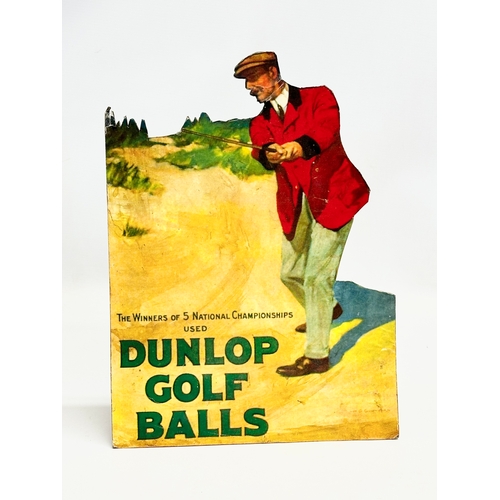 411 - A vintage Dunlop Golf Balls countertop advertising. 27x37cm