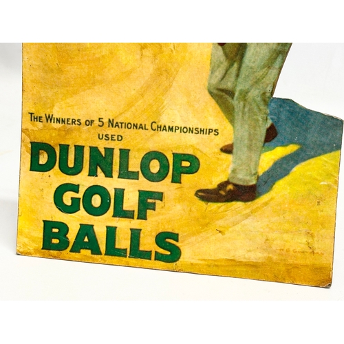 411 - A vintage Dunlop Golf Balls countertop advertising. 27x37cm