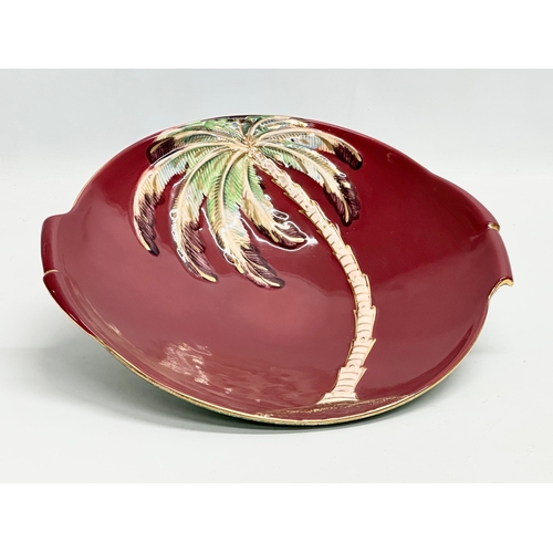 451 - A Beswick Pottery ‘Palm Tree’ bowl. 30x27.5x6cm.