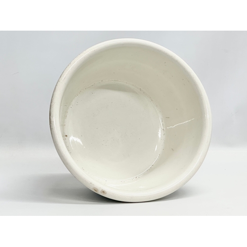 210 - A 19th Century Wedgwood ‘Rustic’ wash bowl. Circa 1860-1870. 31x15cm