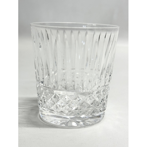 219 - A set of 5 Waterford Crystal ‘Maeve’ whiskey glasses. 8x9cm.