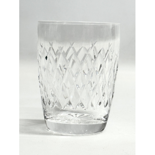 229 - A set of 4 Waterford Crystal ‘Boyne’ whiskey glasses. 6.5x9cm.