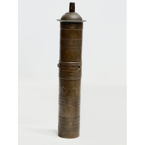 241 - A Late 19th Century Turkish coffee grinder/spice grinder. 30cm