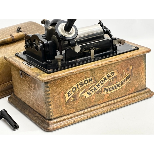 109 - An Early 20th Century Edison Standard Phonograph. Model C.