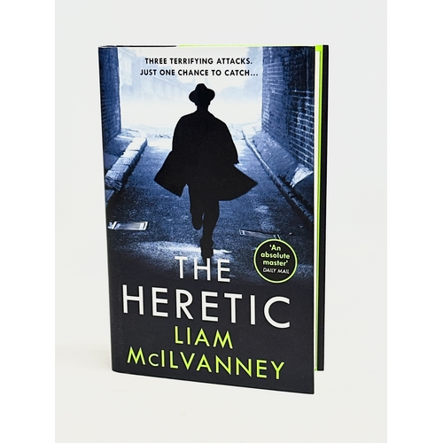 298 - A collection of 1st edition books with dust jackets. A signed Liam McIlvanney The Heretic. John Gris... 