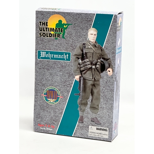 413 - The Ultimate Soldier ‘Wehrmacht’ WWII German soldier action figure in box.