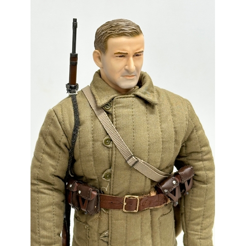 415 - A Dragon in Dreams WWII Russian Infantry action figure. 32cm