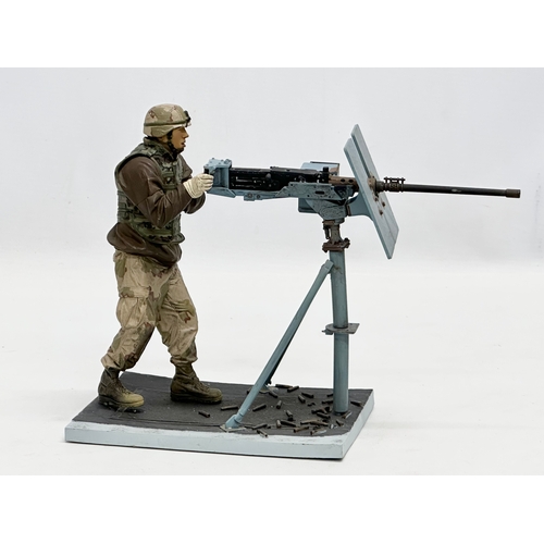 455 - A McFarland’s Military Series Coast Guard Deck Gunner. 23x19cm.