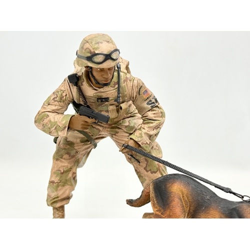 457 - A McFarland’s Military Series 3 Security Forces K9 Handler. 19x14cm