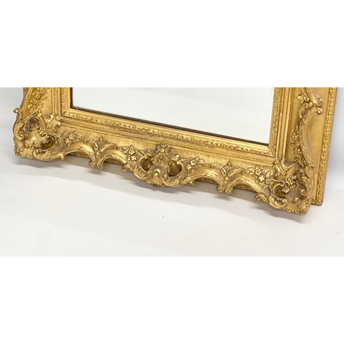 54 - A good quality 19th Century Victorian gilt framed mirror. 53x68cm