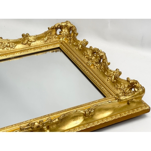 54 - A good quality 19th Century Victorian gilt framed mirror. 53x68cm