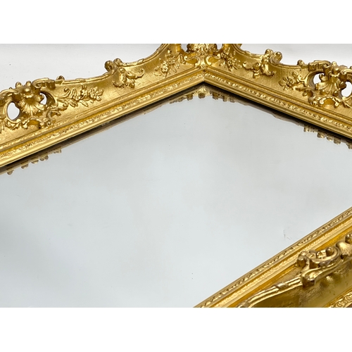 54 - A good quality 19th Century Victorian gilt framed mirror. 53x68cm