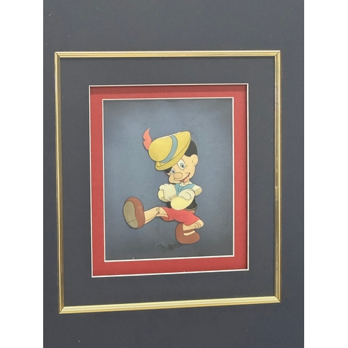 9 - A 1939 Original Production Cel from Walt Disney Studio ‘Pinocchio’ This is an original painting on c... 