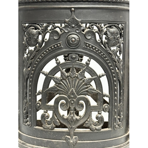 13 - A large Late 19th Century Scottish cast iron umbrella stand/stick stand by Falkirk. 64x20x85cm.