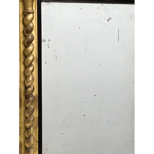 14 - A John Hay of Aberdeen, Early 19th Century gilt framed mirror. Late Regency/Early George IV. With or... 