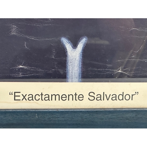 302 - A large signed 1st Edition Print ‘Exactamemte Salvador’ by William McKee Strong. 77x92cm