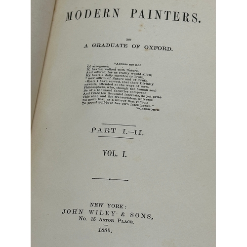 307 - 12 volumes of the ‘Works of John Ruskin’ Late 19th Century.