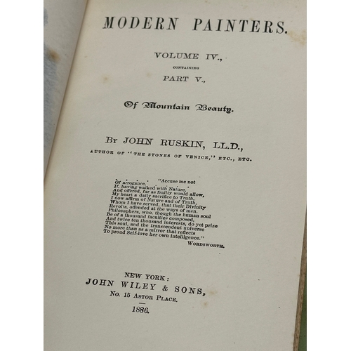 307 - 12 volumes of the ‘Works of John Ruskin’ Late 19th Century.