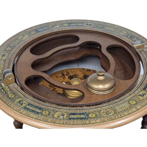 943 - A large drinks globe. 66x100cm. 3