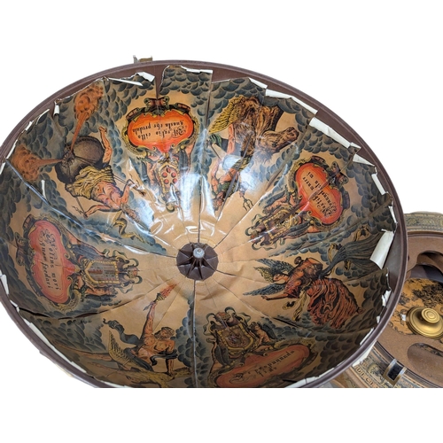 943 - A large drinks globe. 66x100cm. 3