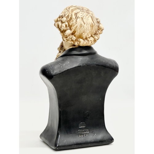 309 - A Late 19th Century Bretby Pottery ‘Charles Dickens’ bust. 20x12x36cm.