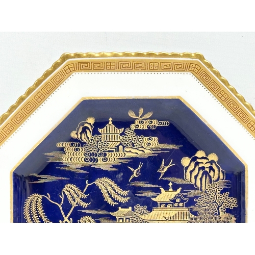 275 - A Late 19th Century Copeland gilt rimmed cabinet plate. Circa 1851-1885. 20.5x20.5cm.