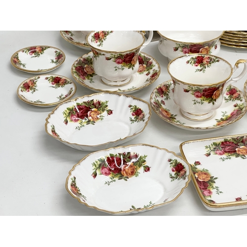 398 - 33 pieces of Royal Albert ‘Old Country Roses’ a 21 piece tea service etc