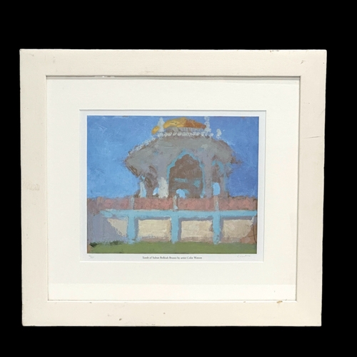 380C - Colin Watson. Signed Limited Edition print. Tomb of Sultan Bolkiah Brunei. 23/50. 32cm x 26.5cm. Fra... 