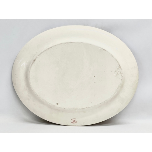 188 - A large 19th Century Wedgwood & Co ‘Benares’ meat platter. Circa 1862-1900. 52x41cm