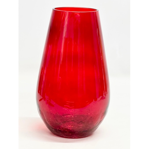 142 - A collection of 20th Century ruby glass.